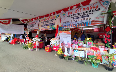 Penilaian Stand SD Kristen V Inobonto I Oleh Tim Juri Festival Kurikulum Merdeka 2024