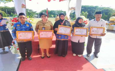 Penerimaan Penghargaan Sekolah Ramah Anak, SD Kristen V Inobonto I