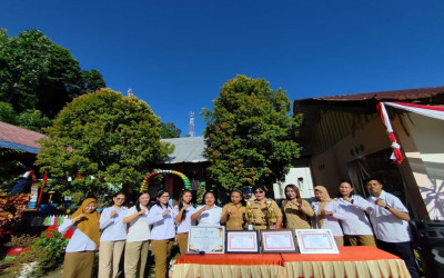 SD Kristen V Inobonto I Meraih Penghargaan Kepala Sekolah Berdedikasi, Guru Berdedikasi dan Juara Sekolah Sehat